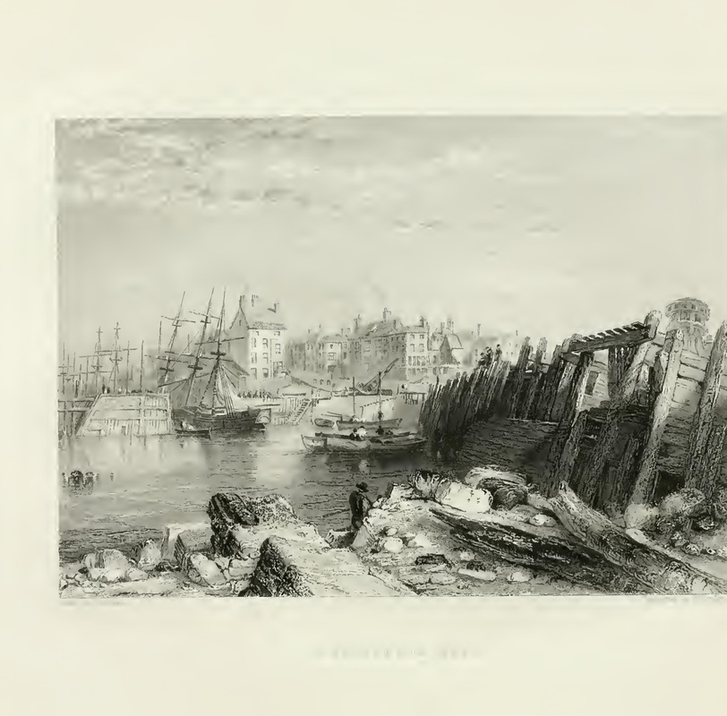 Old English Prints - Ports and Harbours of Great Britain